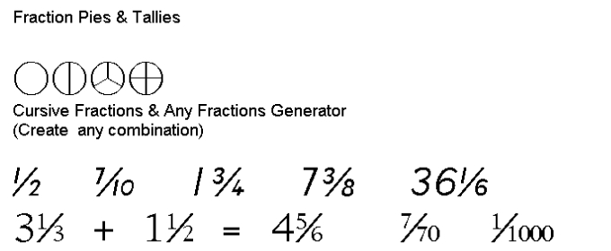 Any Fraction
